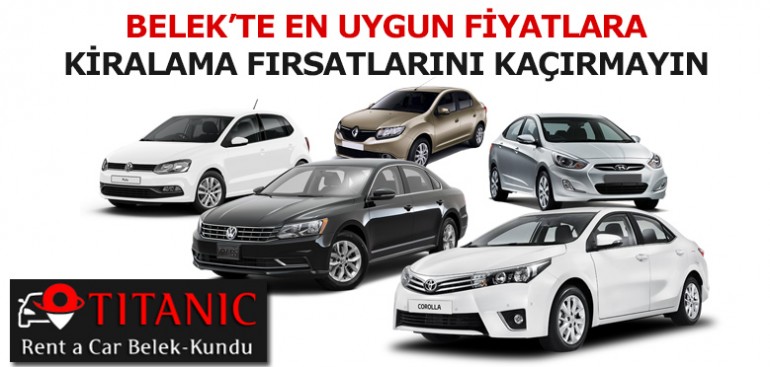 belek oto kiralama